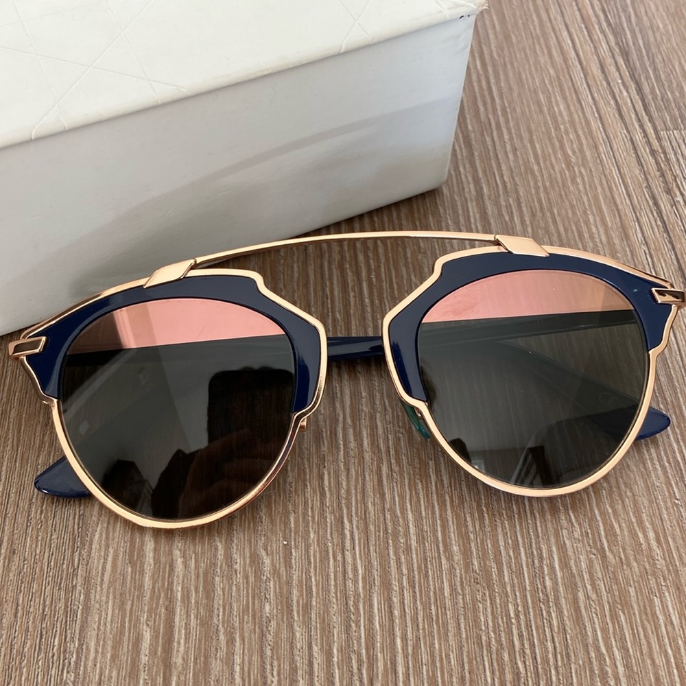 Dior So Real 48mm Brow Bar Sunglasses